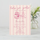 Pack in All the Fun Sardines & Cocktails Birthday Einladung (Stehend Vorderseite)