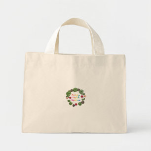 Pack Joy, entpackt Glück - Tiny Tote Bag Mini Stoffbeutel