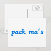 pack ma's Bayern bayrisch bayerisch Postkarte (Vorne/Hinten)
