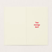 Pack mit 25 LGBT Glitzer Live Good Be True Card (Innenseite Aufgefaltet)