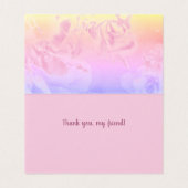 Pack mit 25 Rose Garden Cards (Innenseite Aufgefaltet)