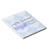Pack mit Baby Shower Candy Bar Wrappers Gastgesche Notizblock (angewinkelt)