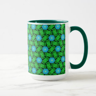 Pack MUG Jimette Blue and Green Tasse