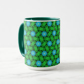Pack MUG Jimette Blue and Green Tasse (Vorderseite Links)