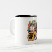 Pack Mule Vater - Funny Horse Zweifarbige Tasse (Vorderseite Links)