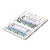 Pack Nautical Party Candy Bar Wrapper Gefallen Notizblock (Rotiert)