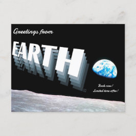 PACK OF 10 Greetings from... Earth Postcards Mitteilungskarte