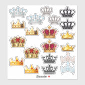 Pack of 20 stickers My crowns Aufkleber (Blatt)
