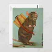 Pack Rat Postkarte (Vorne/Hinten)