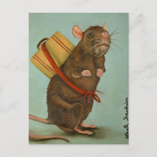 Pack Rat Postkarte (Vorderseite)