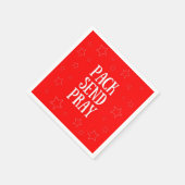 Pack Send Pray Napkins Serviette (Ecke)