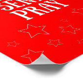 Pack Senden Sie Beten Red Poster (Ecke)