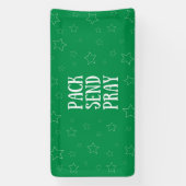 Pack Senden Sie Pray Vinyl Banner (Vertikal)