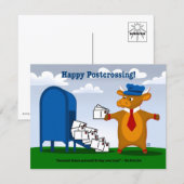 PACK VON 10 Postcrossing Post Kuh Postkarten (Vorne/Hinten)