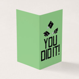 Pack von 25 Du hast es geschafft! Glitzer Abschlus