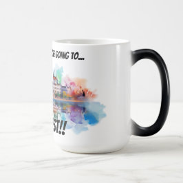 Pack your bags Budapest Verwandlungstasse