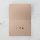 Pack your trunk, Elephant Greeting Card Karte (Innenseite)