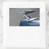 Packards fliegende Lady-Ornament Rechteckiger Aufkleber (Tasche)