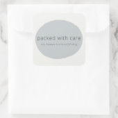 Packed with care tiny business Sticker (Tasche)