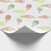 Packeis geschenkpapier (Ecke)