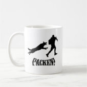 packen Hund und Lockvogel Kaffeetasse (Links)