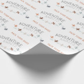Packen Sie Ihr Bags Adventure Wartet Papier Geschenkpapier (Ecke)