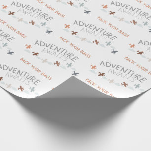Packen Sie Ihr Bags Adventure Wartet Papier Geschenkpapier