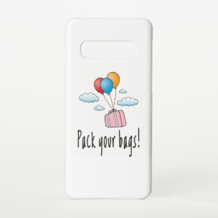 Packen Sie Ihr Gepäck und lass's go in den Urlaub Samsung Galaxy S10 Hülle