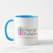 Packen Sie Perfektions-Logo-Tasse aus Tasse (Links)