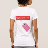 "Packen Sie sorgfältig" T-Shirt (Rückseite)