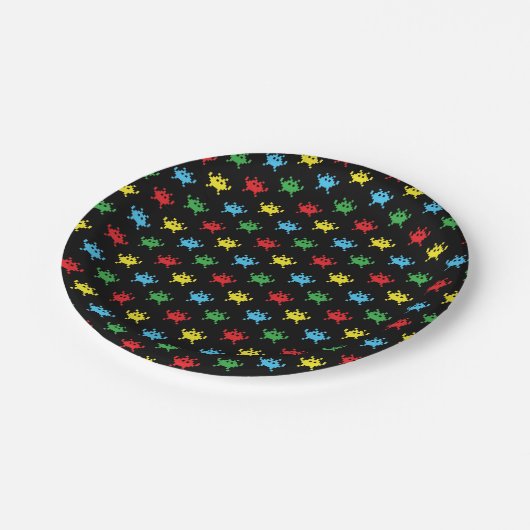 Packer-Aussenseiter Pappteller (Schrägansicht)