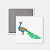 Packer Peacock Magnet (Vorderseite/Rückseite)