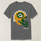 Packer Tecmo Bowl Helmet Button T-Shirt (Design vorne)