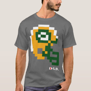 Packer Tecmo Bowl Helmet Button T-Shirt