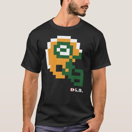 Packer Tecmo Bowl Helmet T - Shirt (Vorderseite)