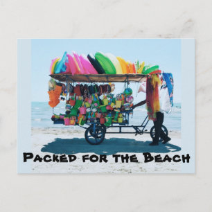 Packet für die Beach Post Card Postkarte