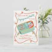 Packet mit Liebe Funky Sardine Party Einladung (Stehend Vorderseite)