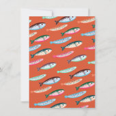 Packet mit Liebe Funky Sardine Party Einladung (Rückseite)