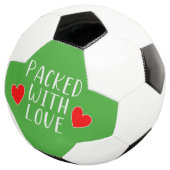 Packet mit Liebe Soccer Ball (Dreiviertel)