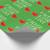Packet mit Liebe Wrapping Paper Geschenkpapier (Ecke)
