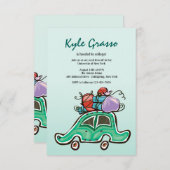 Packet und bereit für die Einladung (Vorne/Hinten)