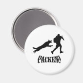 Packhund Magnet (Vorderseite/Rückseite)