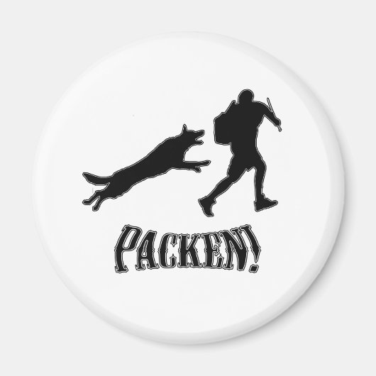 Packhund Magnet (Vorne)
