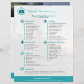 Packliste: Warme Klimareise (1 Erwachsene) (Vorne/Hinten)