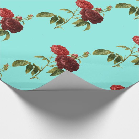 Packpapier, 30" x 6" GLÜCK SEED ROSE Geschenkpapier (Ecke)