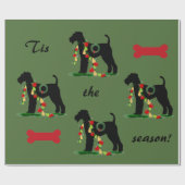 Packpapier Airedales Terrier (Flach)