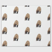 Packpapier aus Grizzlybär (Flach)