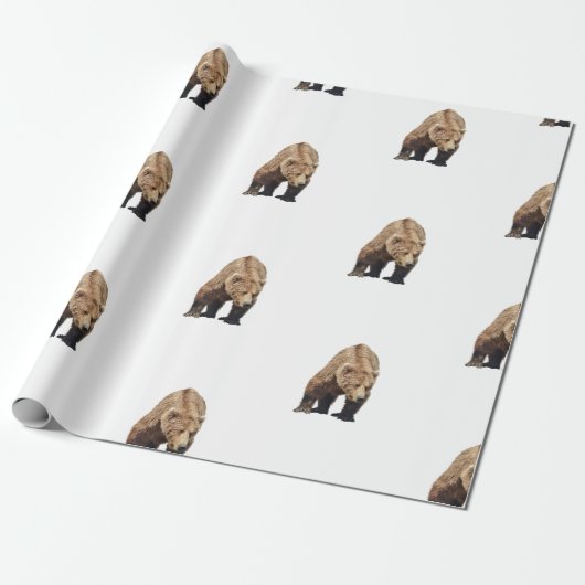 Packpapier aus Grizzlybär (Ungerollt)