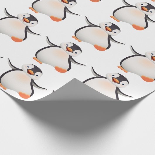 Packpapier - Baby Penguin (Ecke)