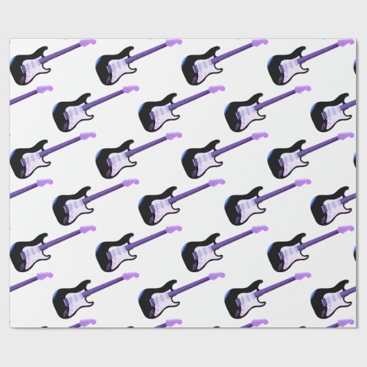Packpapier, Bass-Gitarre Geschenkpapier (Flach)